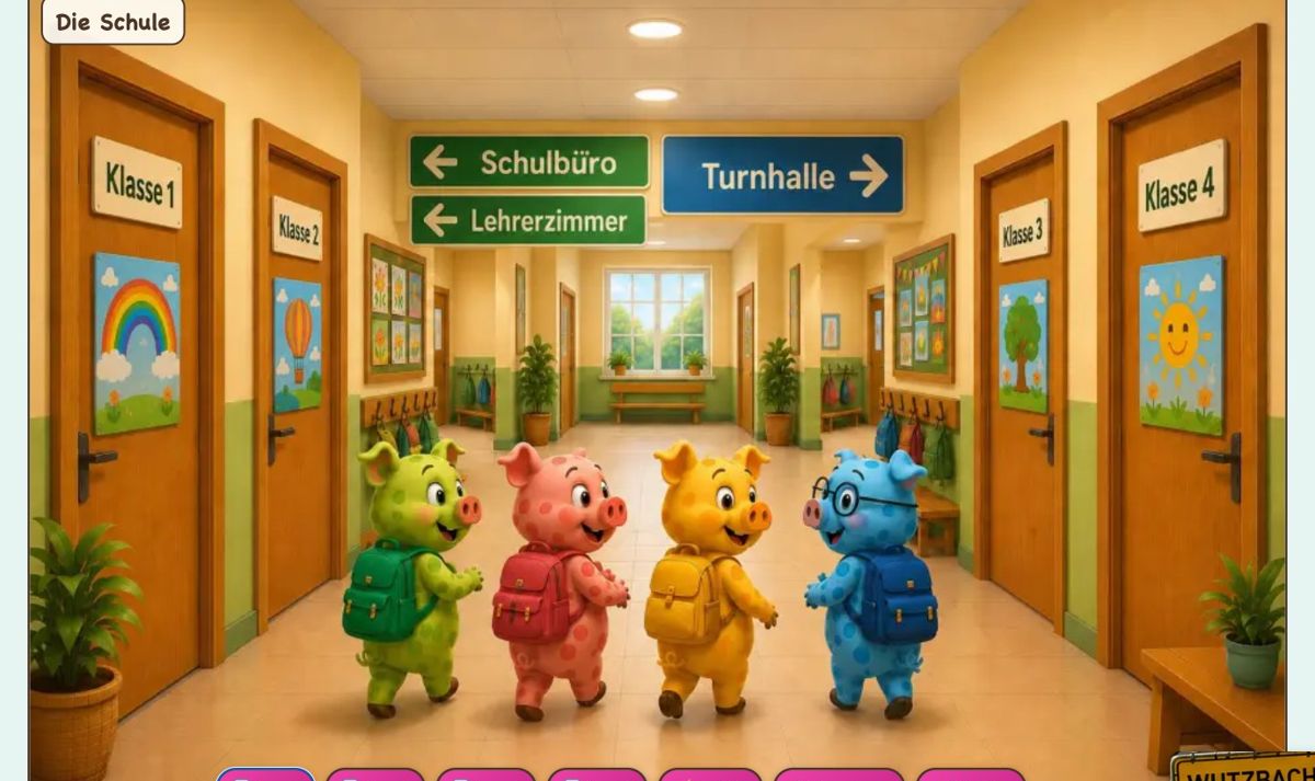 Blick in die Schule von „Wutzbach